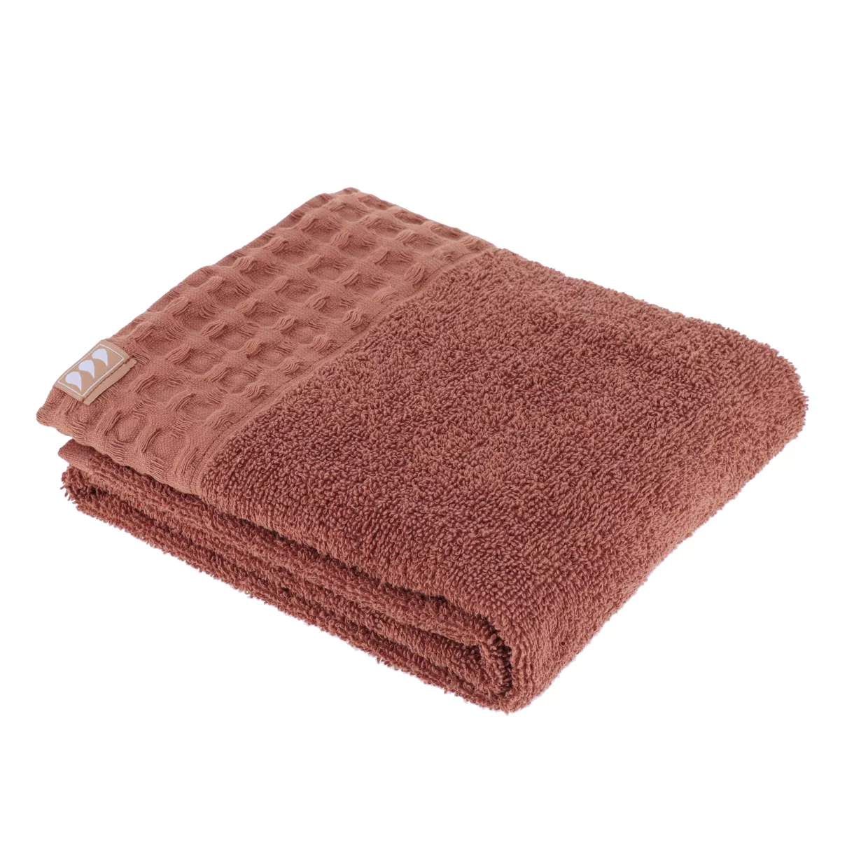 Katoenen badhanddoek (50 x 90 cm) Seizoen Kleur Amber