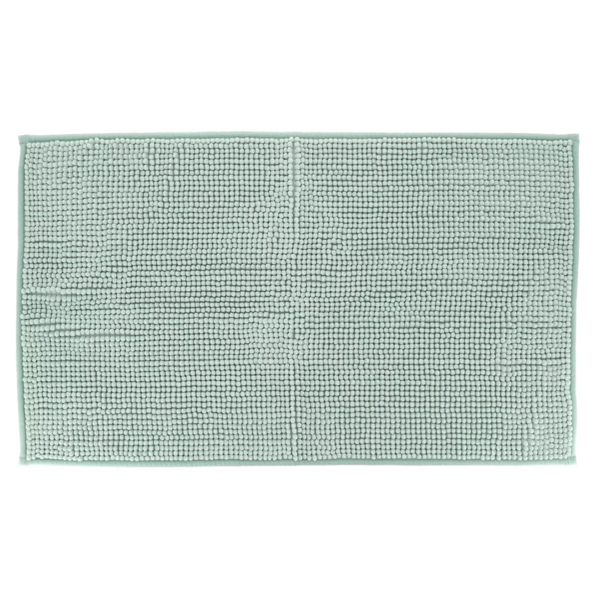 TAPIS MICROFIBRE BOULES UNI 45X75CM - VERT EUCALYPTUS