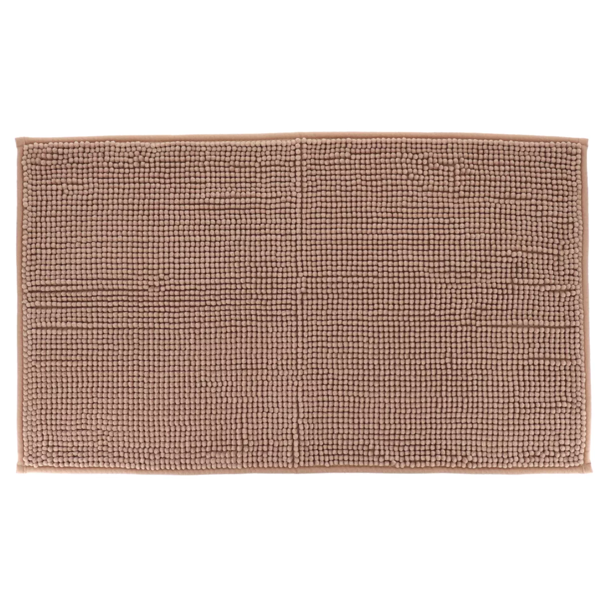 Microfiber badmat (45 x 75 cm) Cappuccino Bolletjes