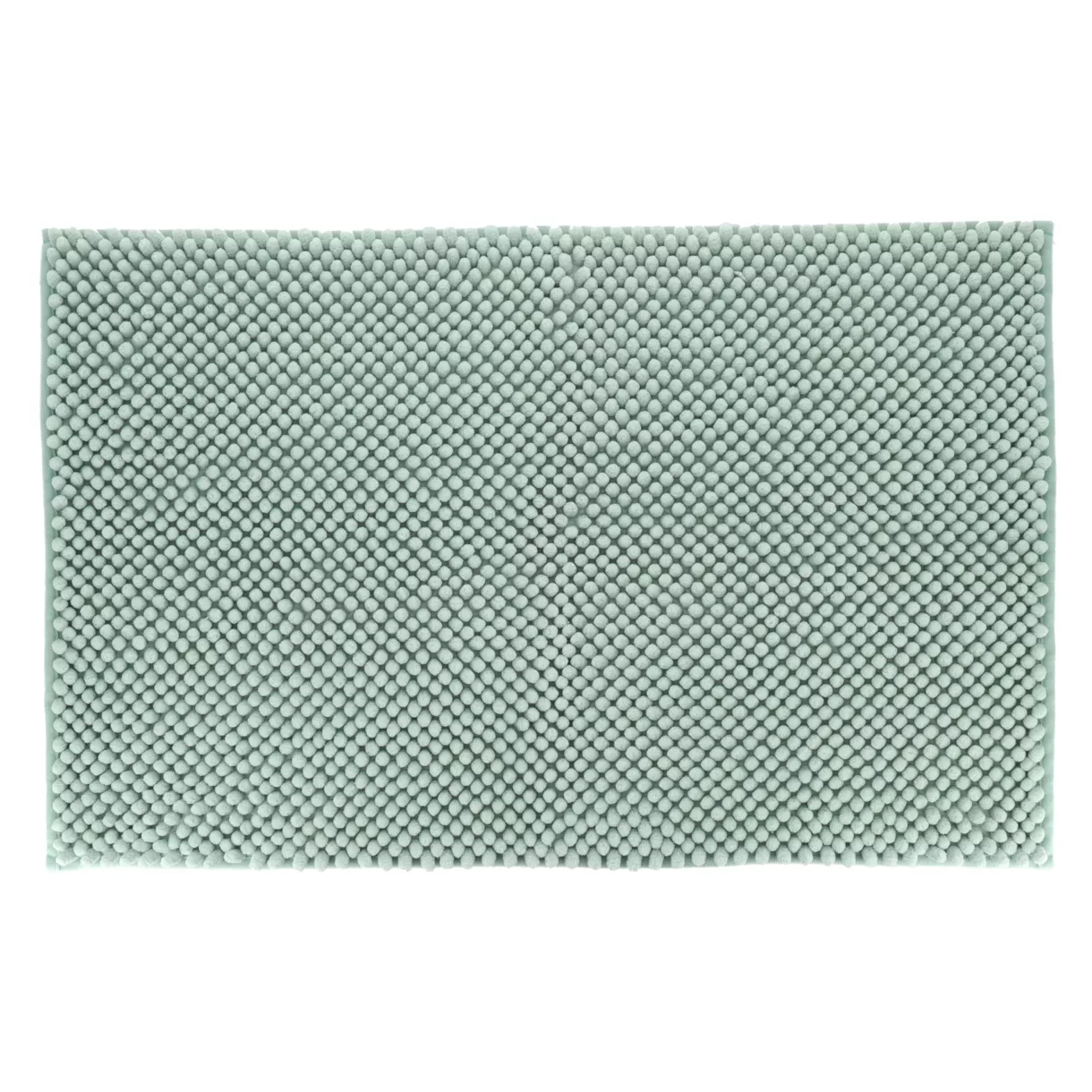 TAPIS MICROFIBRE BOULES 50X80 CM - VERT EUCALYPTUS