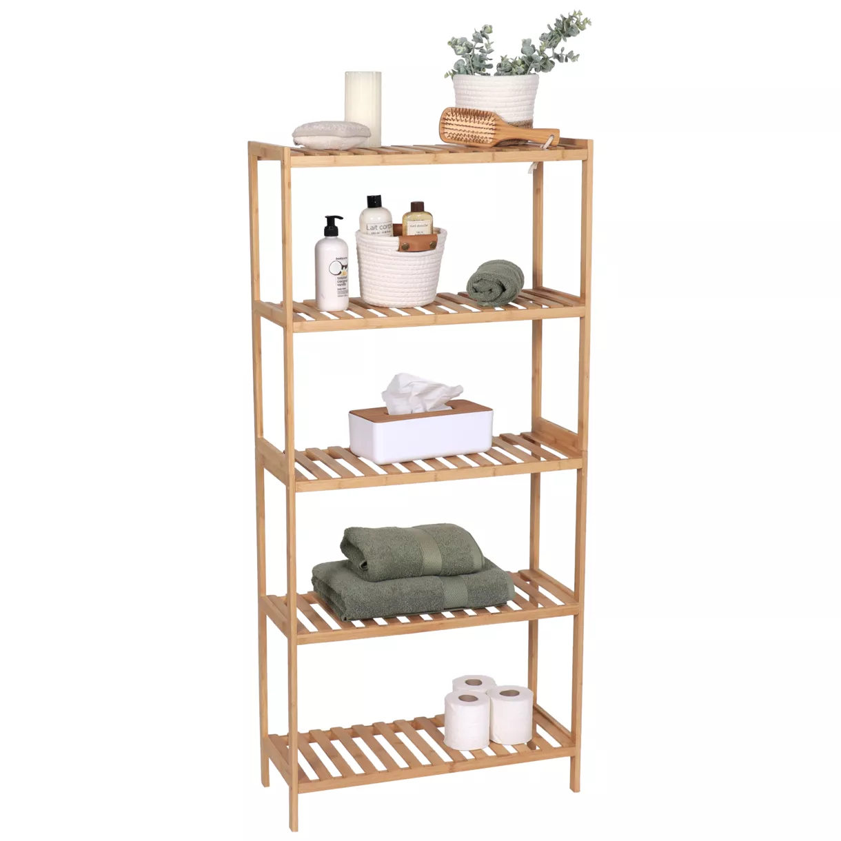 MEUBLE BAMBOU 5 ETAGERES - BAMBOU