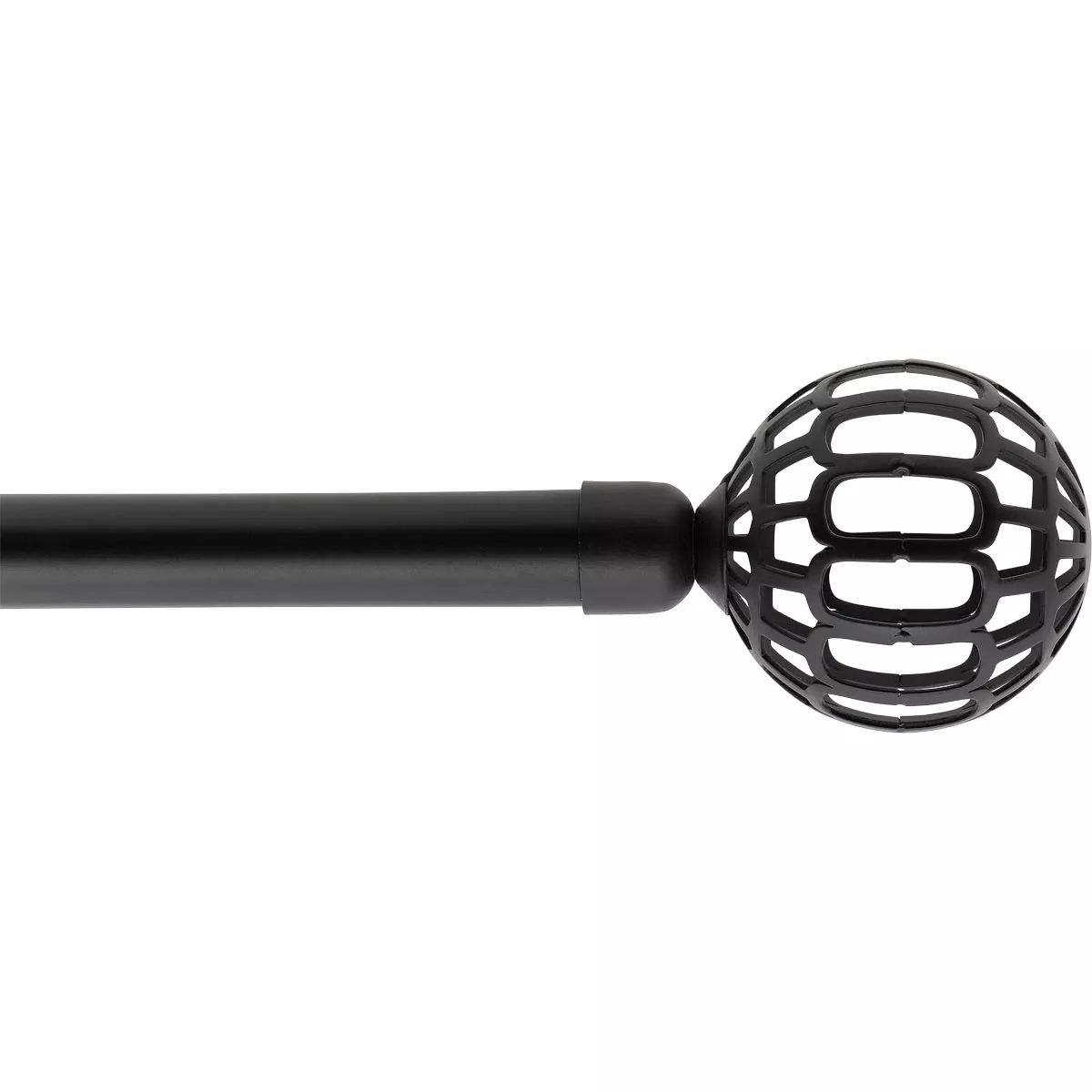 KIT EXT 120-210 CM D19 EMBOUT FACETTE - NOIR MAT