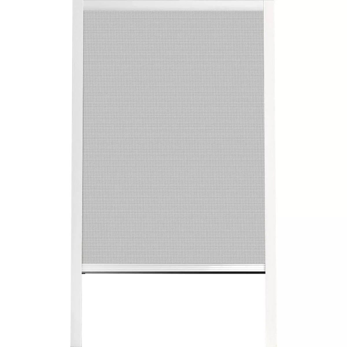 CHASSIS MOUSTIQUAIRE PVC/ALUMINIUM 130X160 - BLANC/TOILE NOIRE