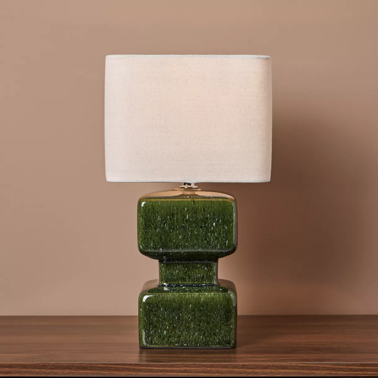 Keramische tafellamp (H34 cm) Celadon Groen