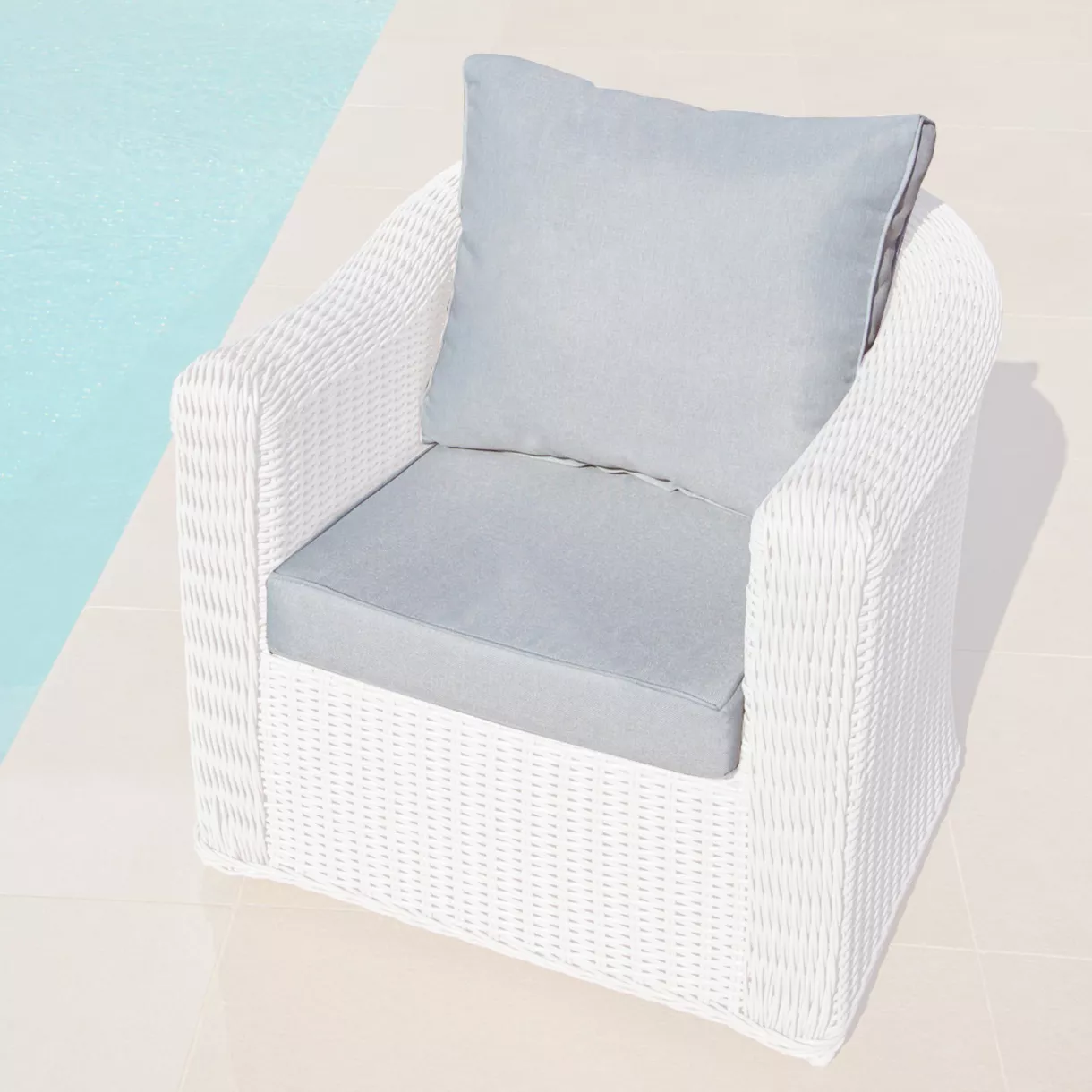 Vervangende kussens voor Fauteuil Calvi Lichtgrijs
