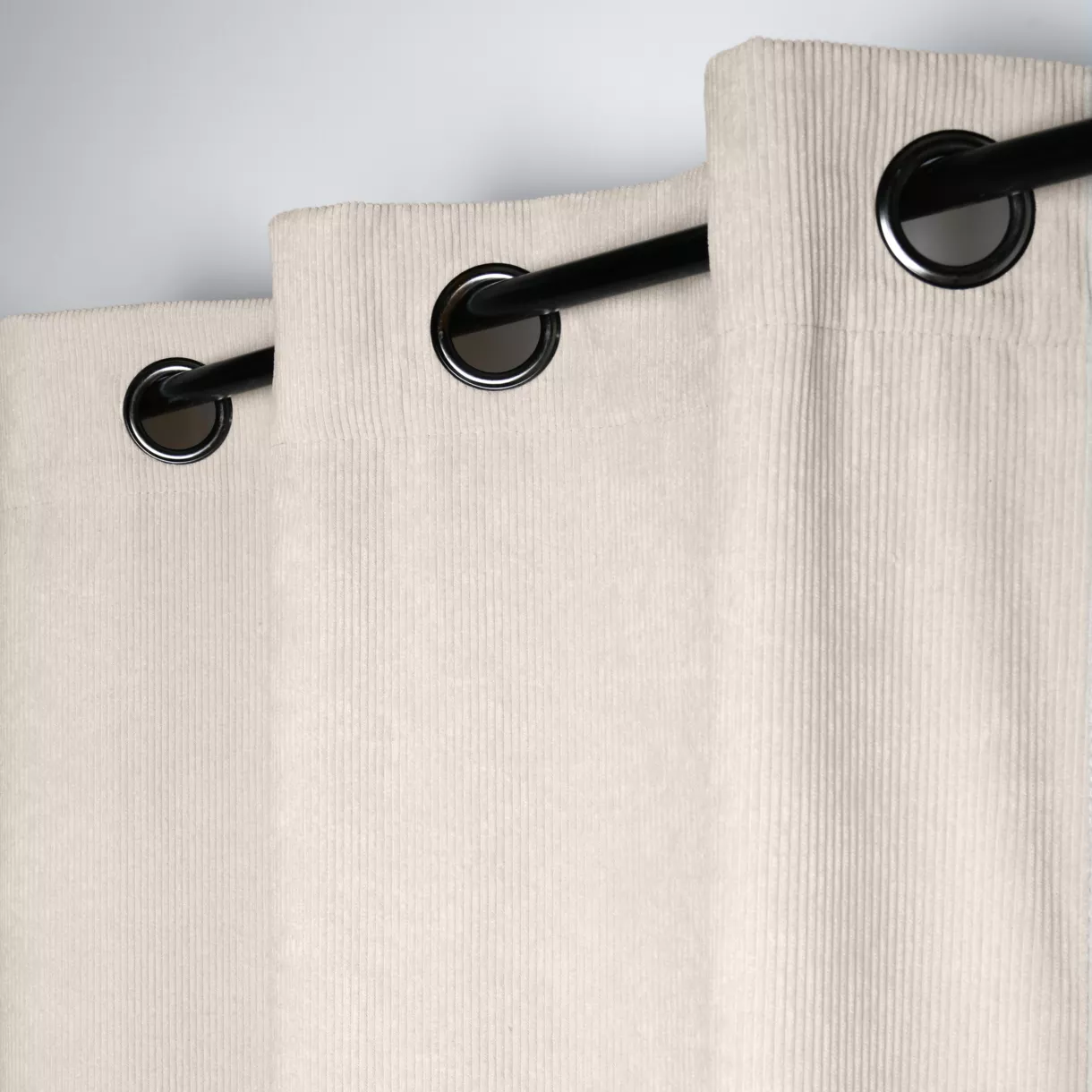 eminza Rideau velours (140 x 260 cm) Dandy Beige