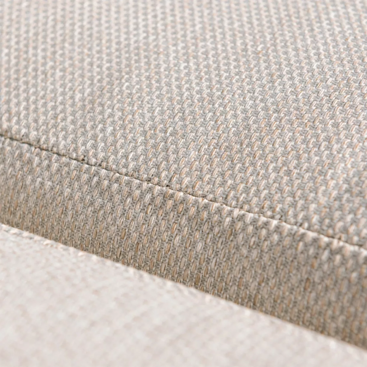 Salon de jardin en aluminium 5 places 4 pcs Amalfi Blanc et taupe