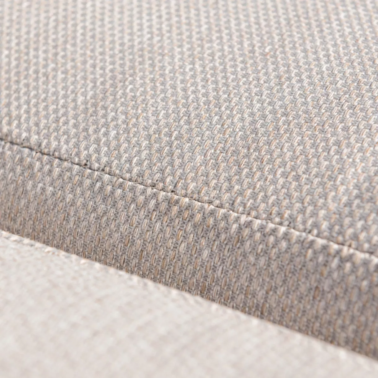Salon de jardin d'angle aluminium 10 places Elba Blanc et taupe