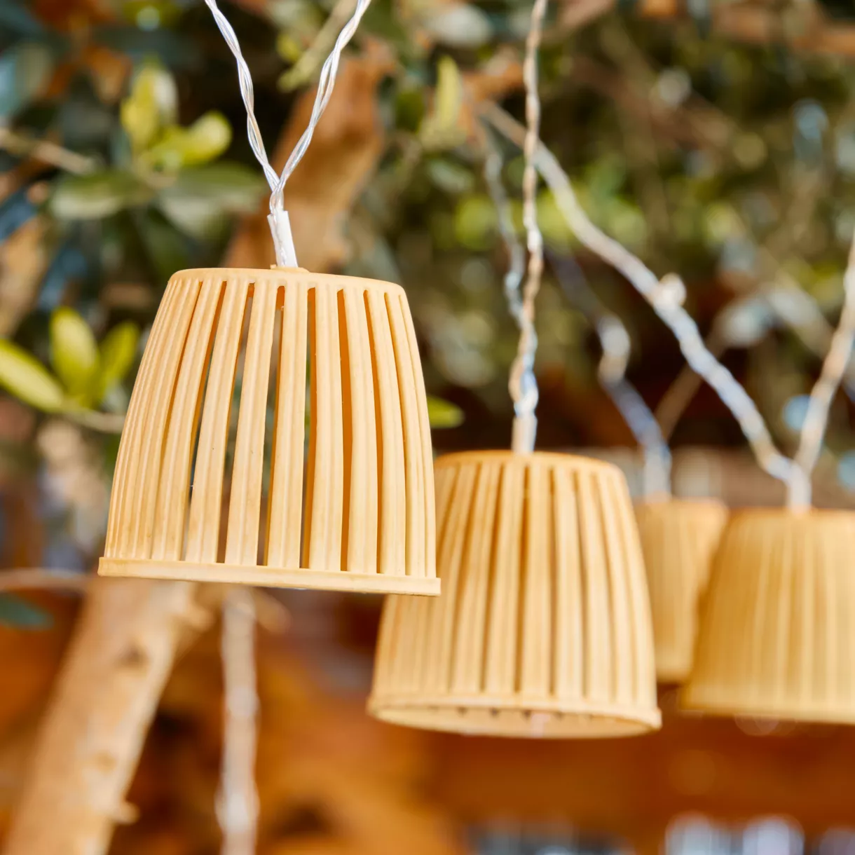 1 Solar guirlande lumineuse L450cm naturel/blanc chaud MOD B