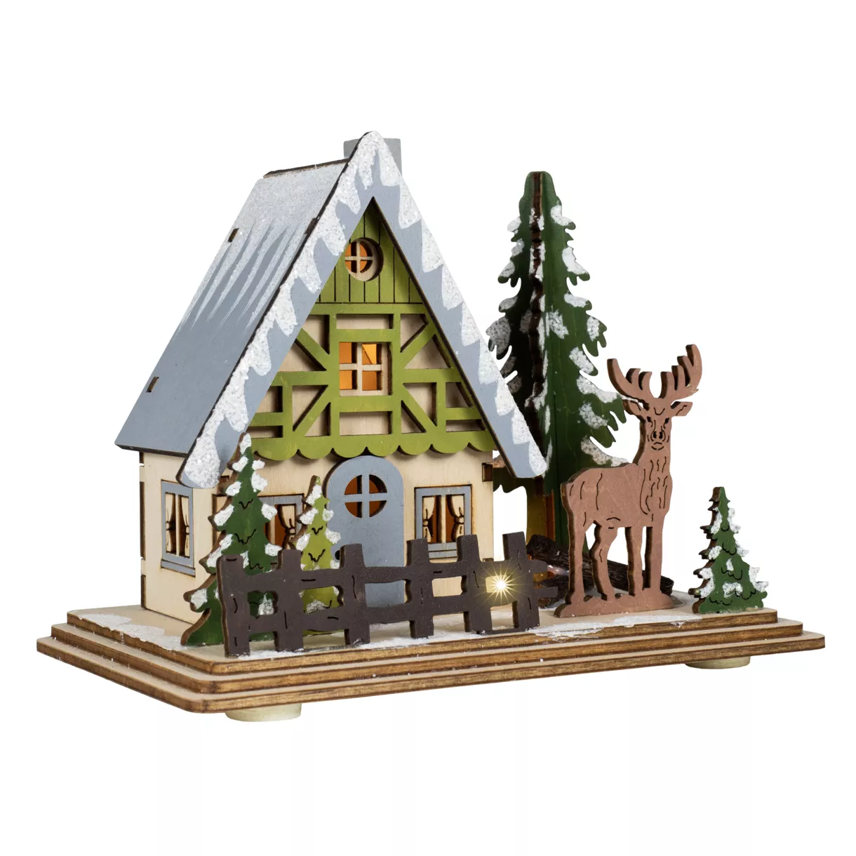VILLAGE BOIS LED Blanc chaud MOD 1