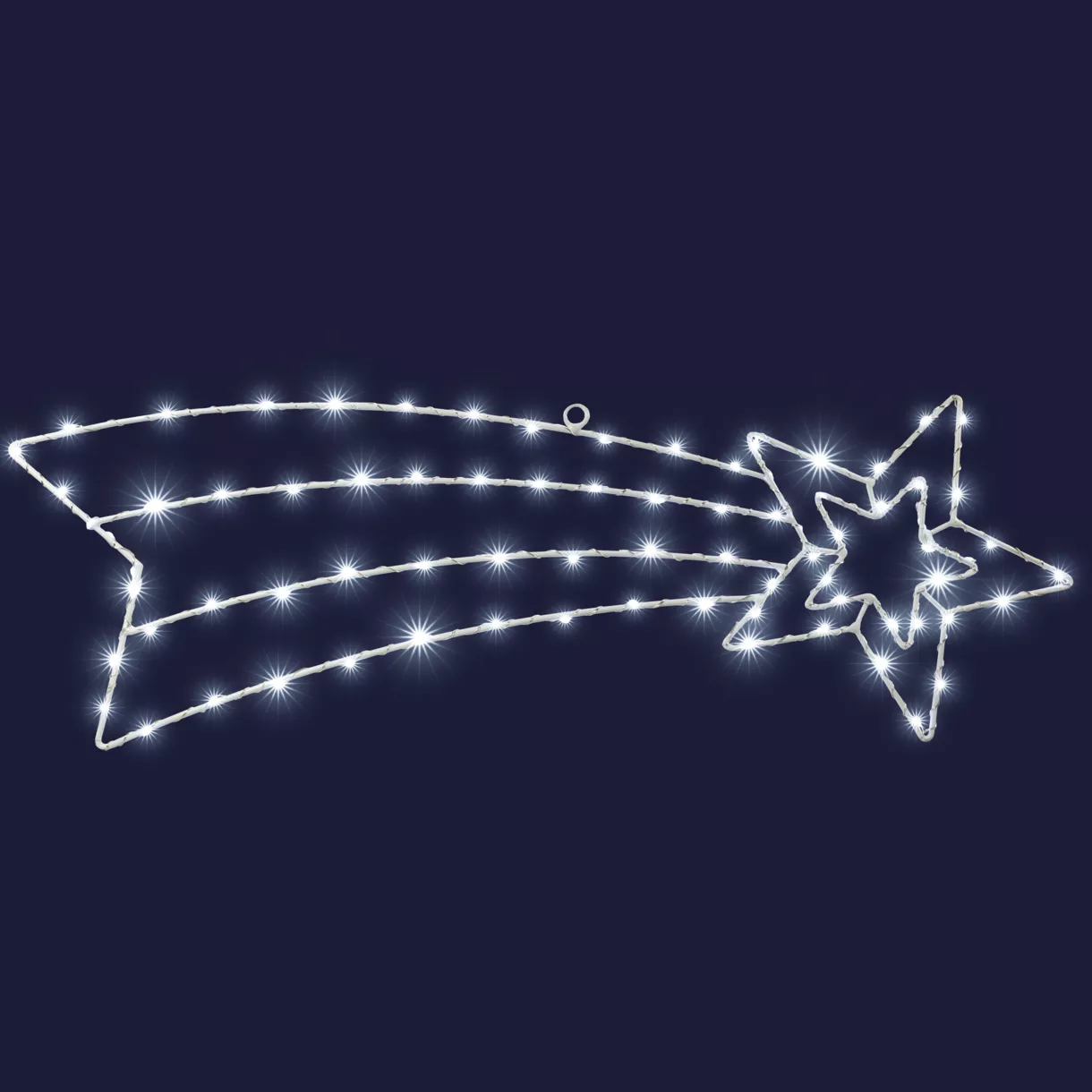 MOTIF ƒTOILE FILANTE MICRO LED Blanc pur