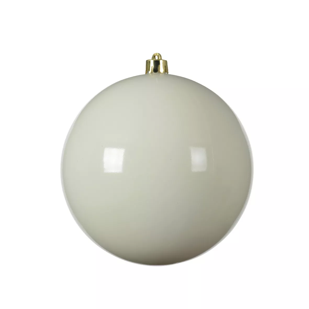 Kerstbal (D140 mm) Alpine wolwit 1