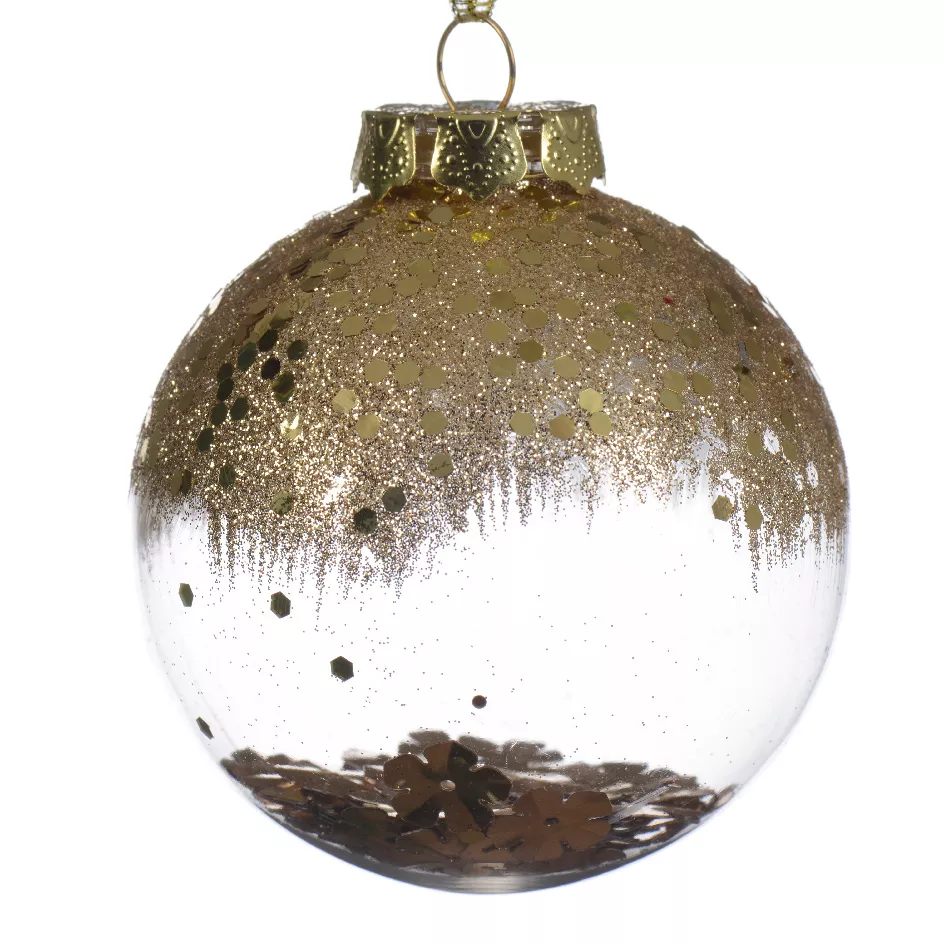 Lot de 12 boules de Noël transparentes (D80 mm) Zéli  1