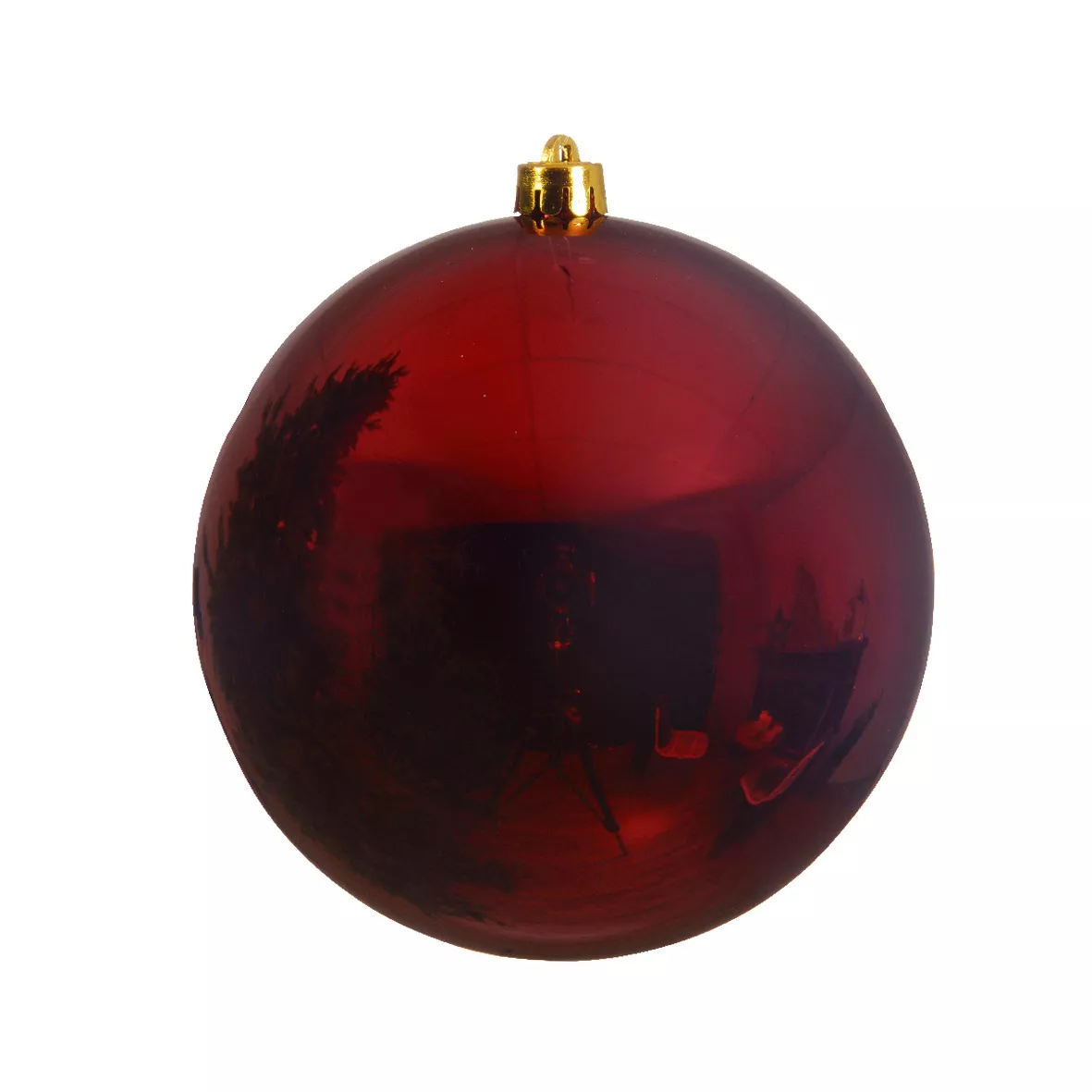 Kerstbal (D250 mm) Alpine Bordeaux