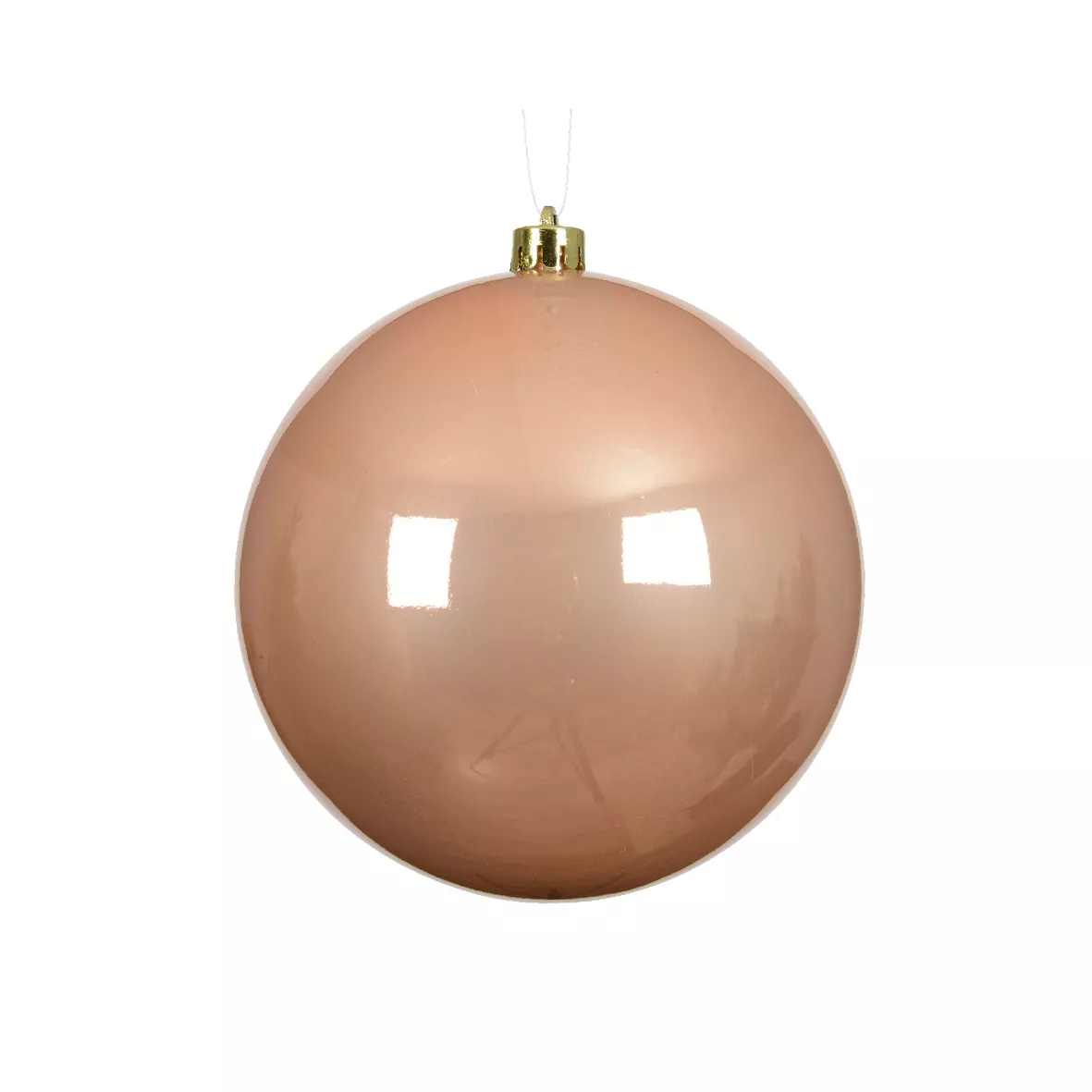 1 Boules polystyrene dia20cm peach pearl ALPINE