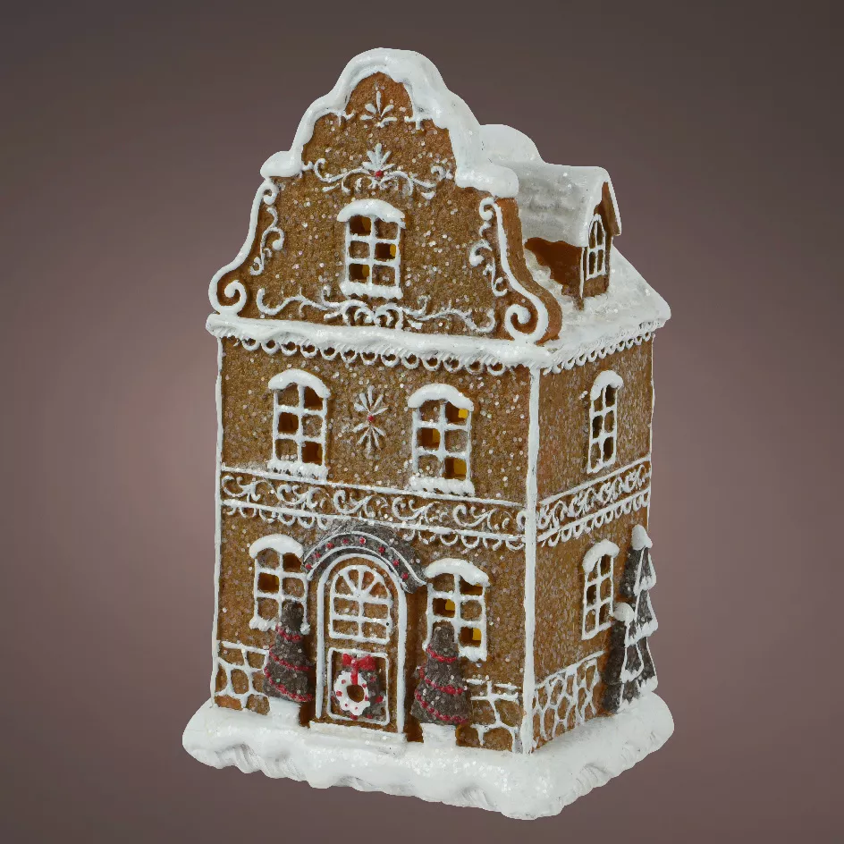 1 LED maison intŽrieur L12-W10-H20.50cm brun/couleur(s) 