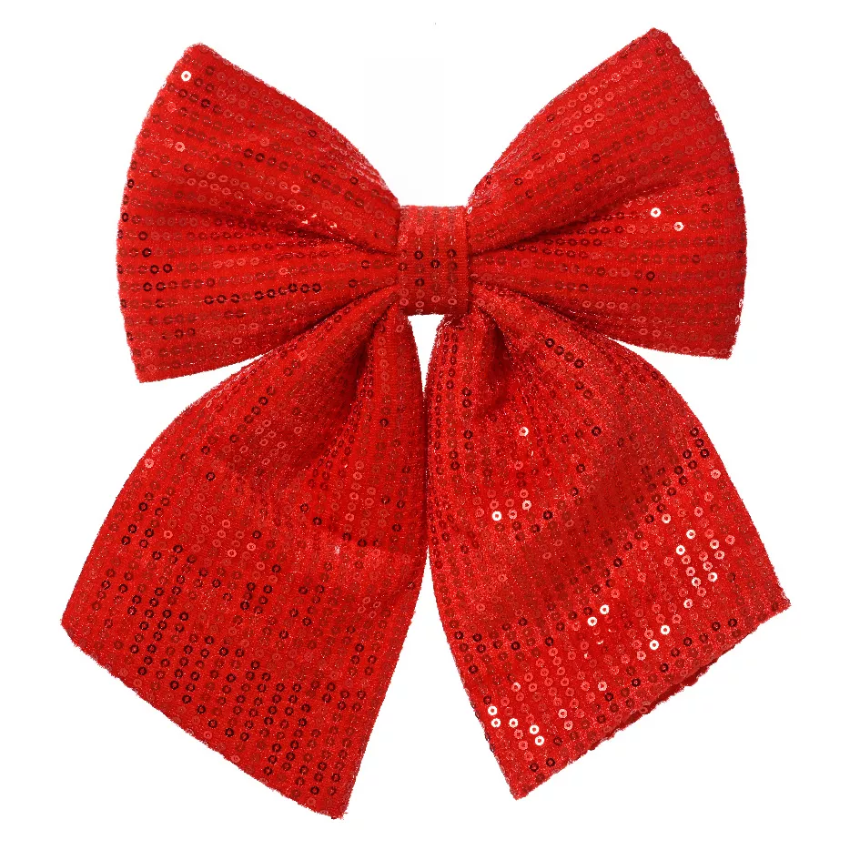 1 Noeud polyester L3-W30-H32cm rouge noel 