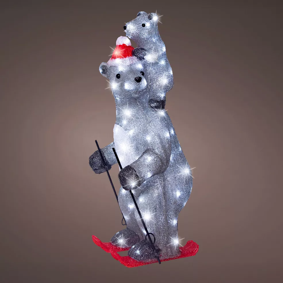 1 LED ours extŽrieur L28.00-W29.00-H69.00cm-100L grey/cool white 