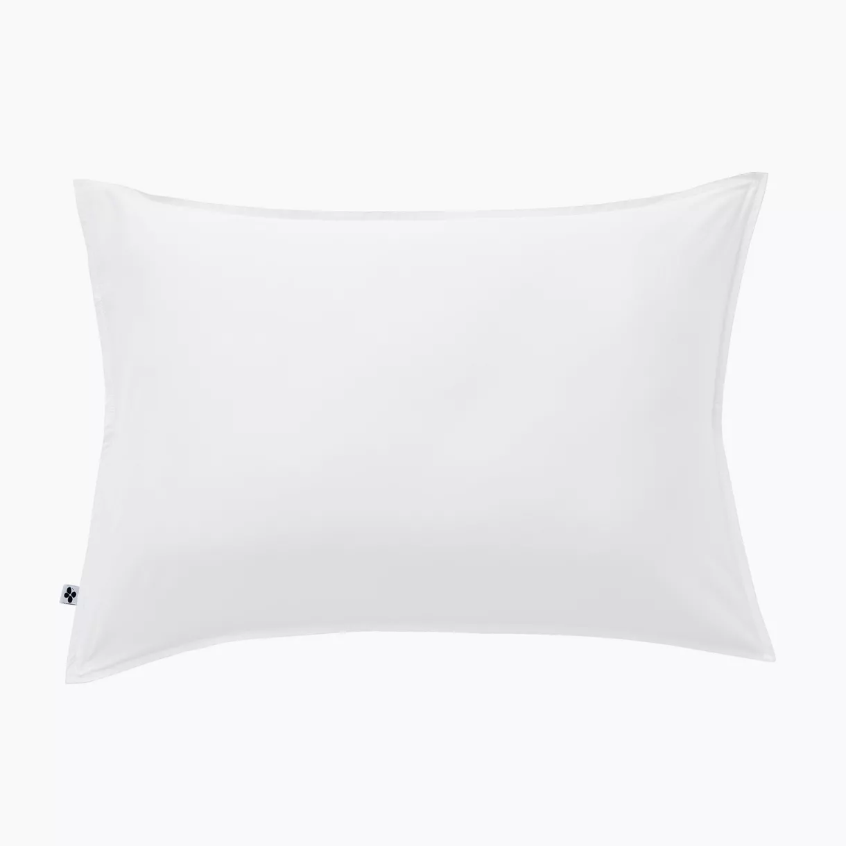 Taie d'oreiller rectangulaire satin de bambou (70 cm) Salomé Blanc chantilly 1