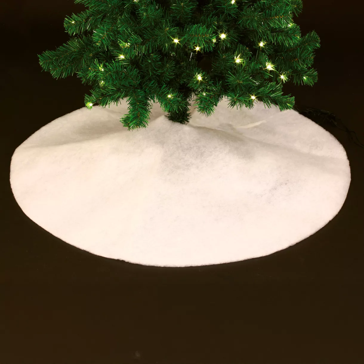 NEIGE TAPIS SAPIN D100CM