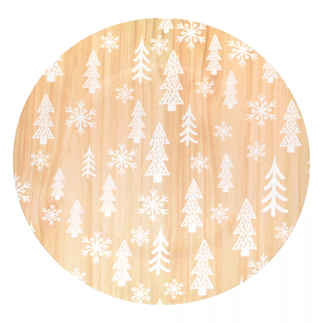 LOT DE 12 ASSIETTE PRES BOIS SAPIN BLANC