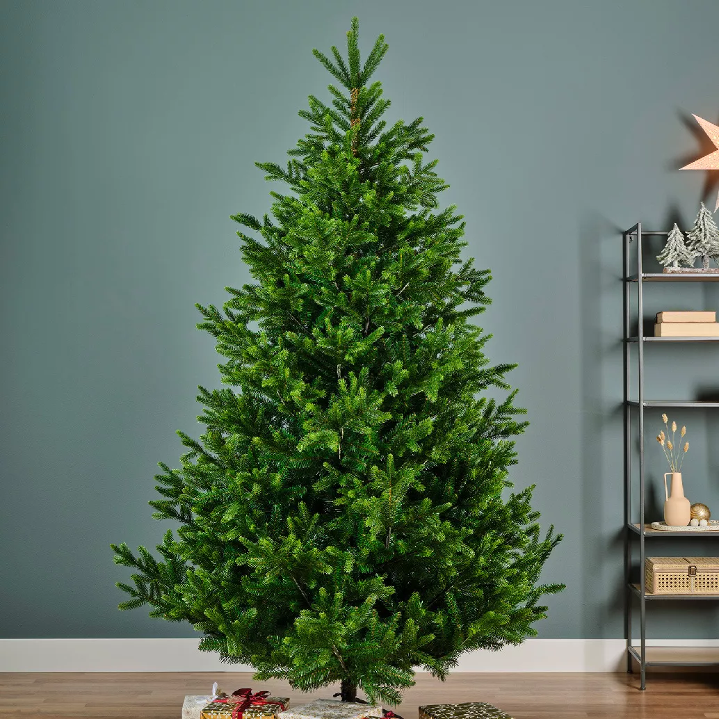 Sapin artificiel de Noël H150 cm Abies Nordmann Vert sapin