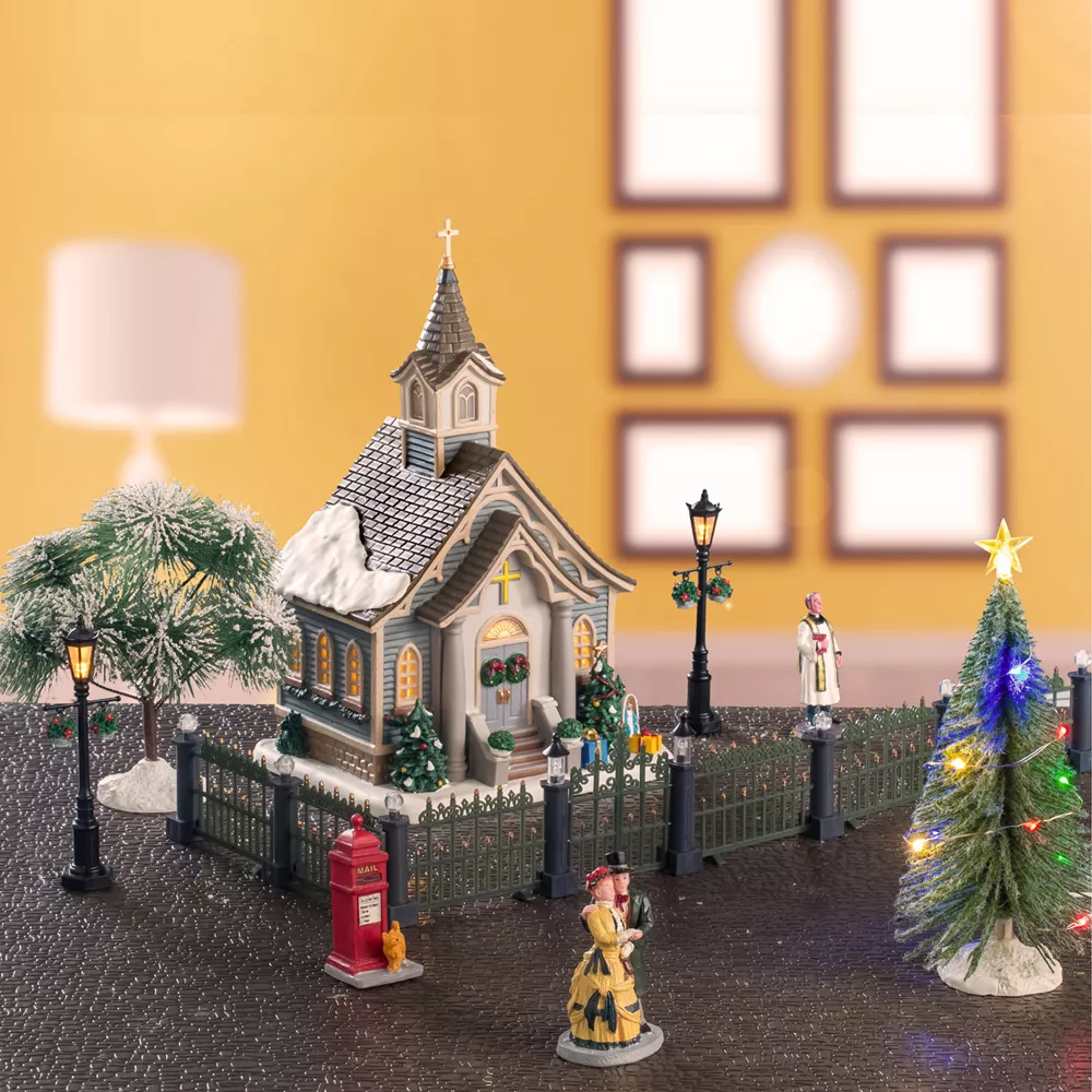 ENSEMBLE ƒGLISE DE VILLAGE