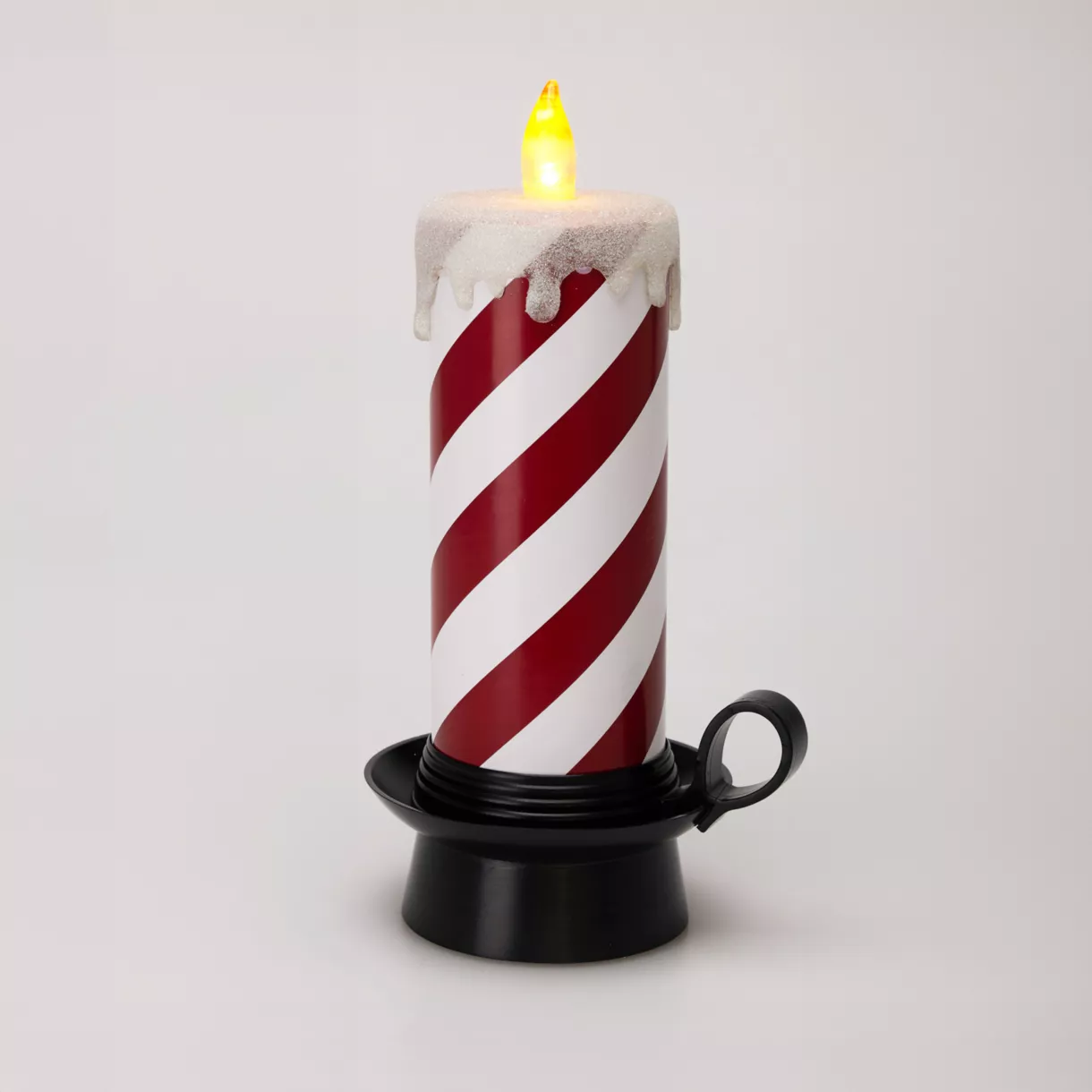 BOUGIE LED CANDY CANE 15X12X29 A POSER