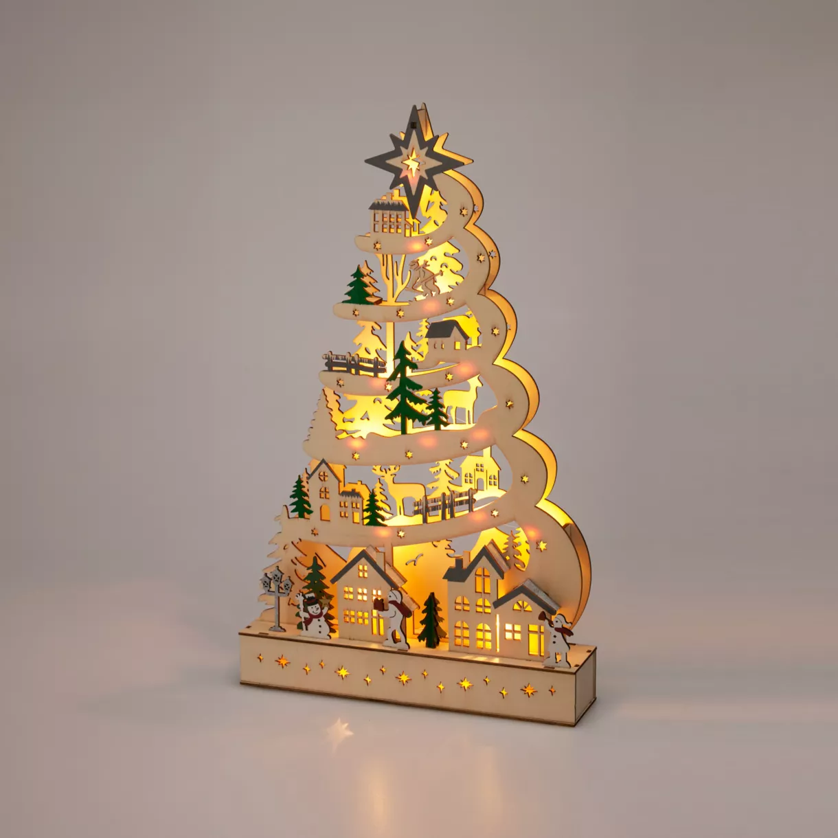 ARBRE DE NOèL LUMINEUX 15L 45CM