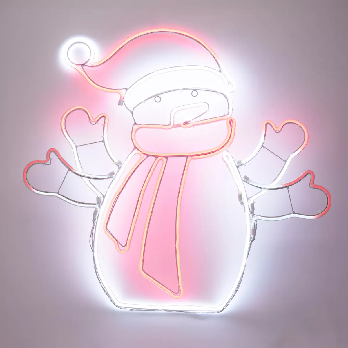  SILHOUETTE LUM SNOWMAN ROPELIGHT MOVEMENT