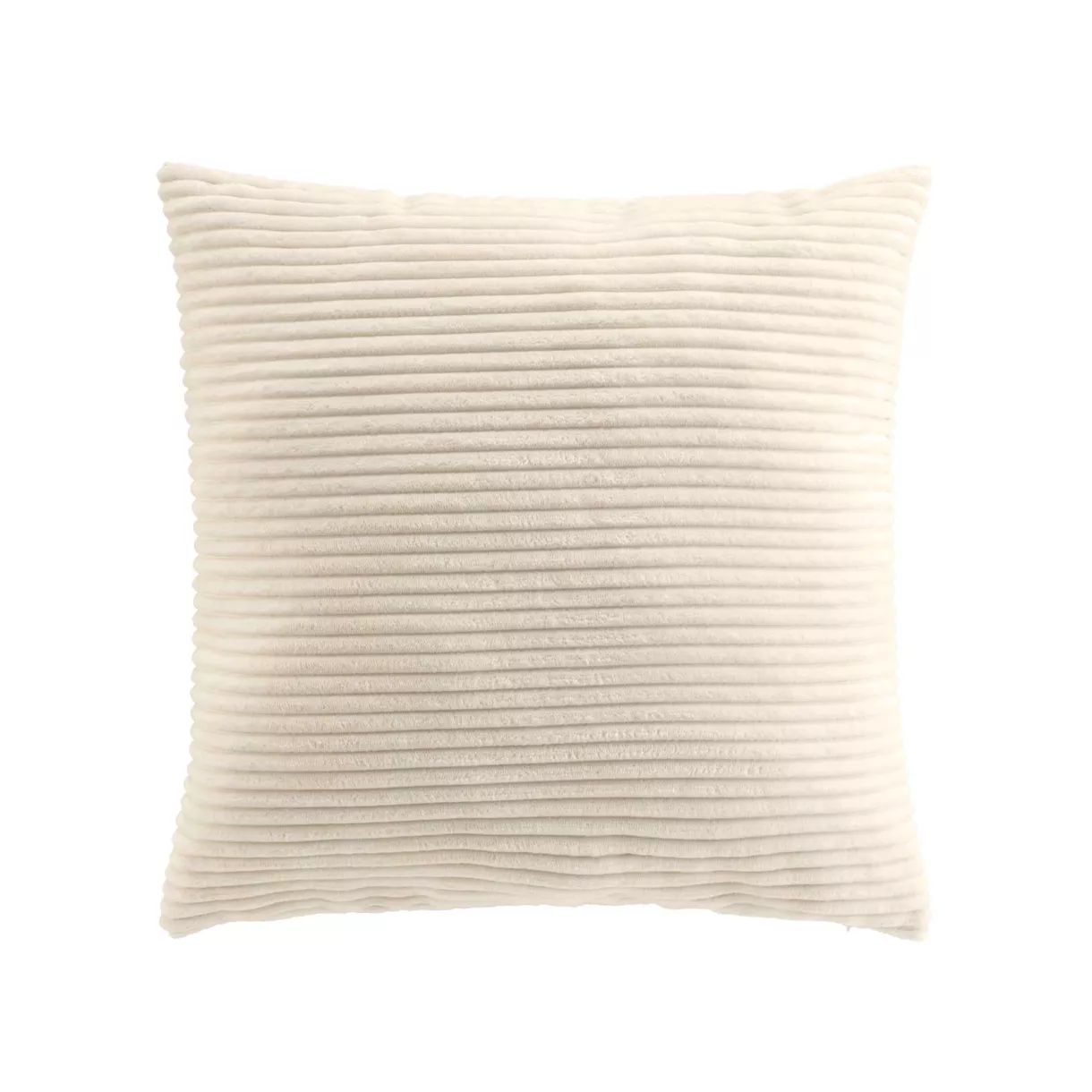 Coussin DŽhoussable (45 x 45 cm) Nils Naturel, Flanelle Relief Unie