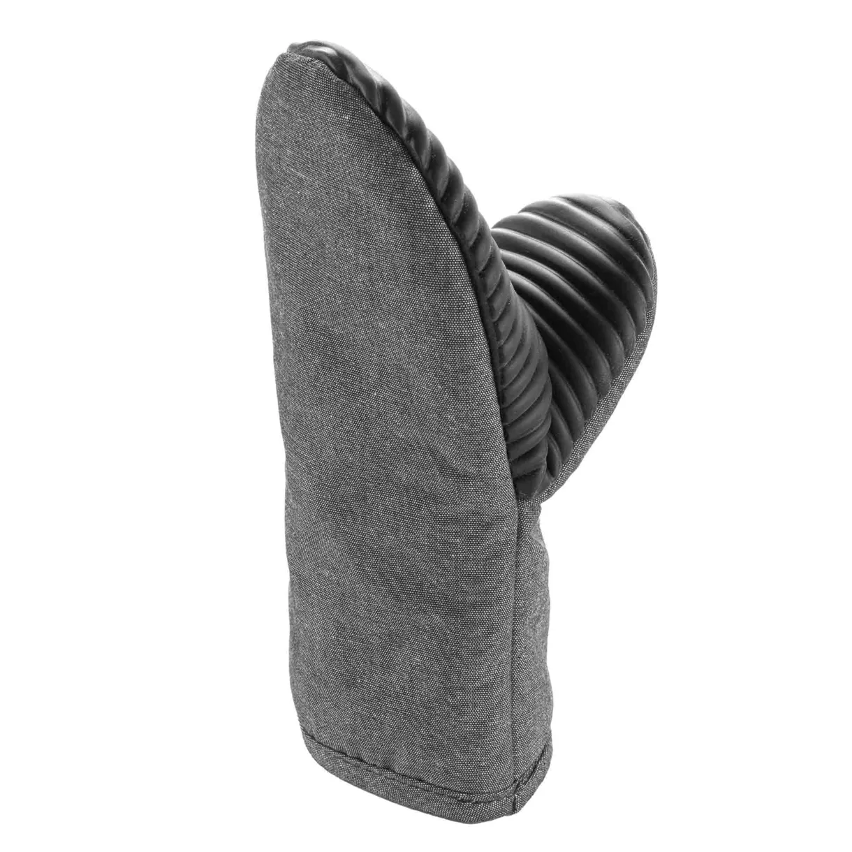 Gant de Cuisine (24.5 x 14.5 cm) Adam Anthracite, Chambray Finition Silicone