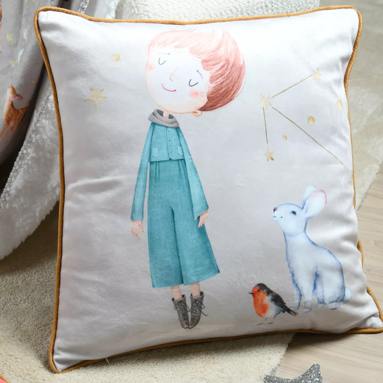 COUSSIN FERDINAND MULTICOLORE 50X50