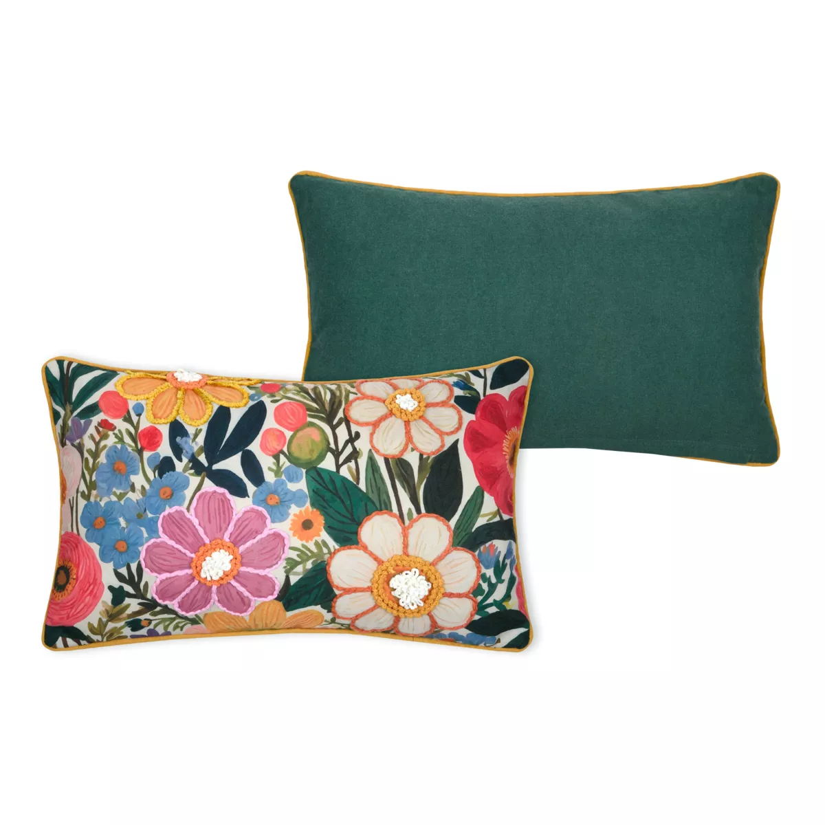 Cojín rectangular de algodón (30 x 50 cm) Betty Multicolor