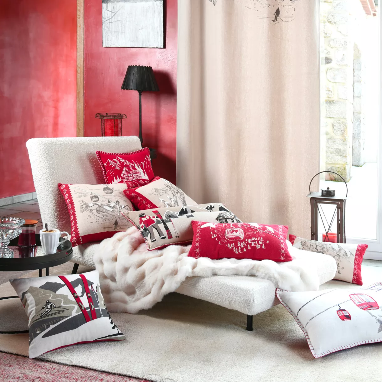 COUSSIN VILLARD ROUGE 30X50