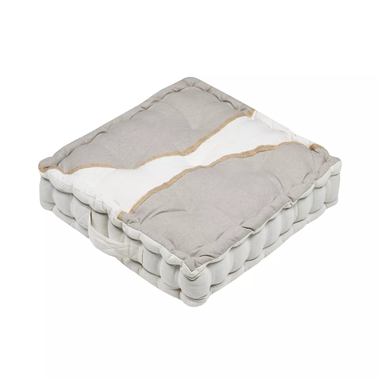 COUSSIN DE SOL BLOKKEN NATUREL 45X45X10