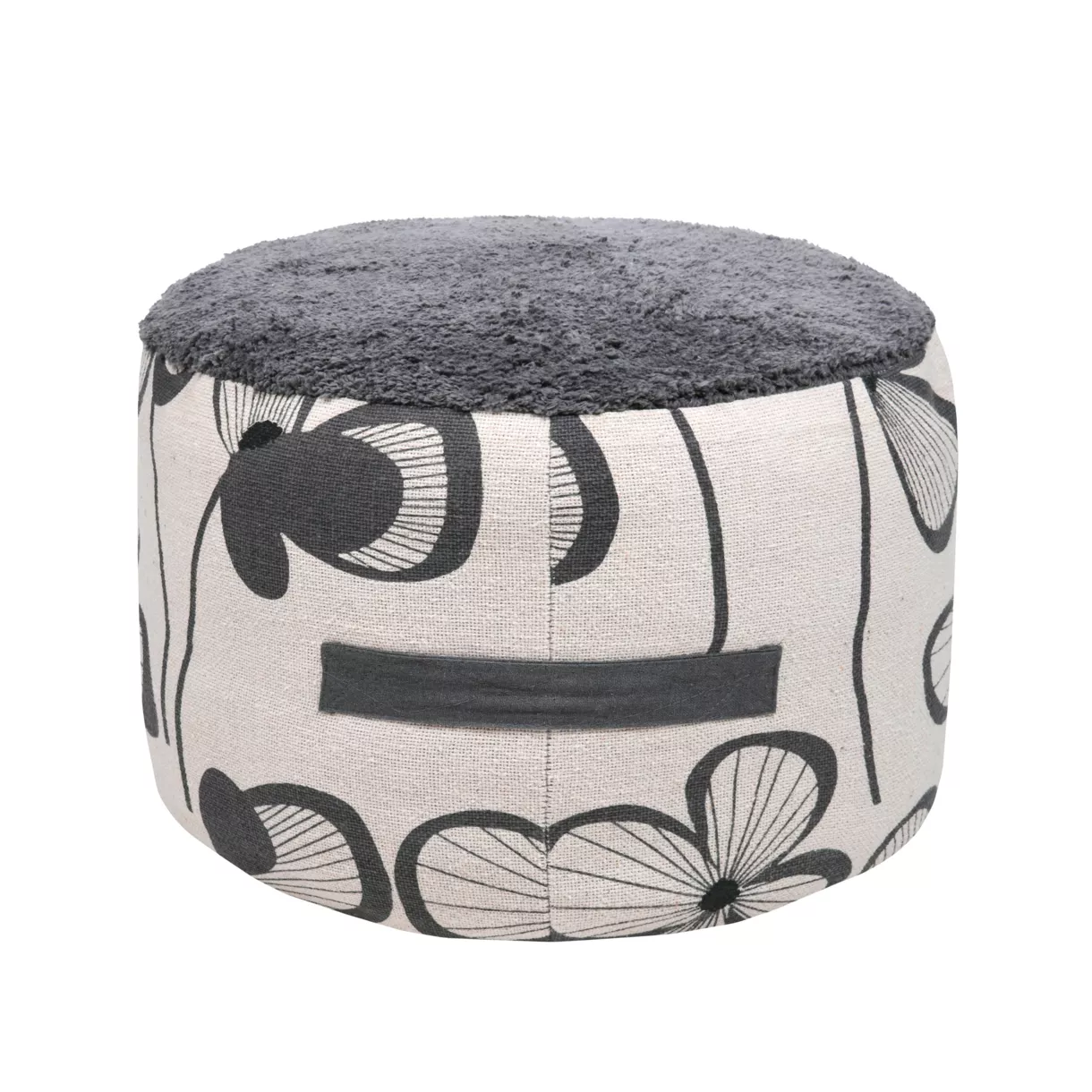 POUF TILDA ARDOISE 40X30
