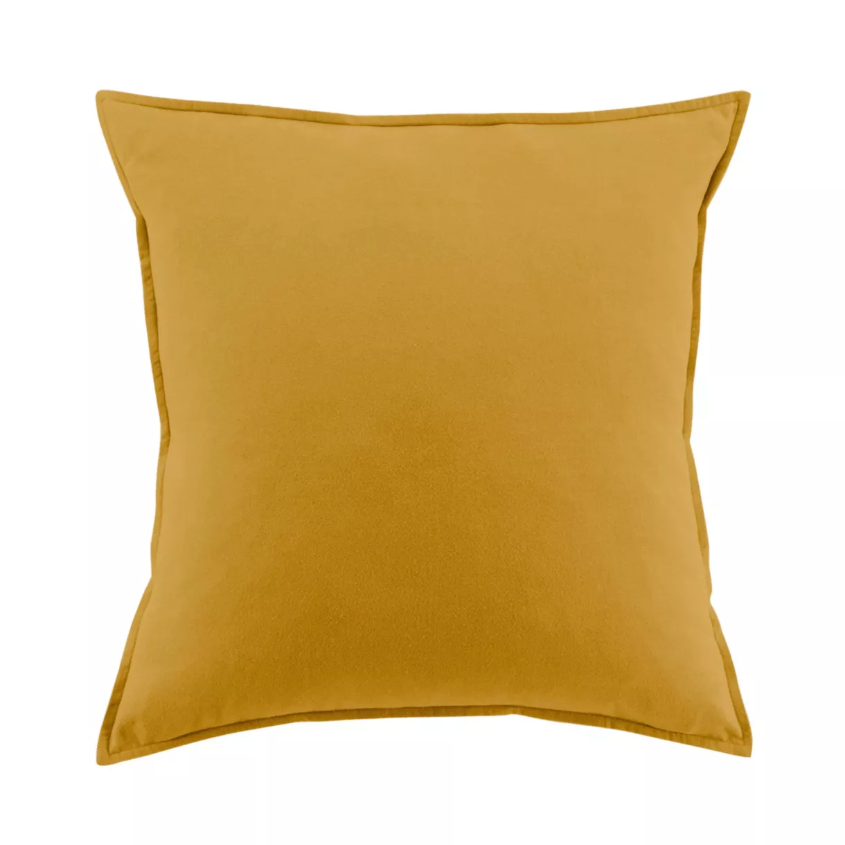 marque eminza - Taie d'oreiller 50 x 80 cm Flanelle unie NINA Unie Ocre