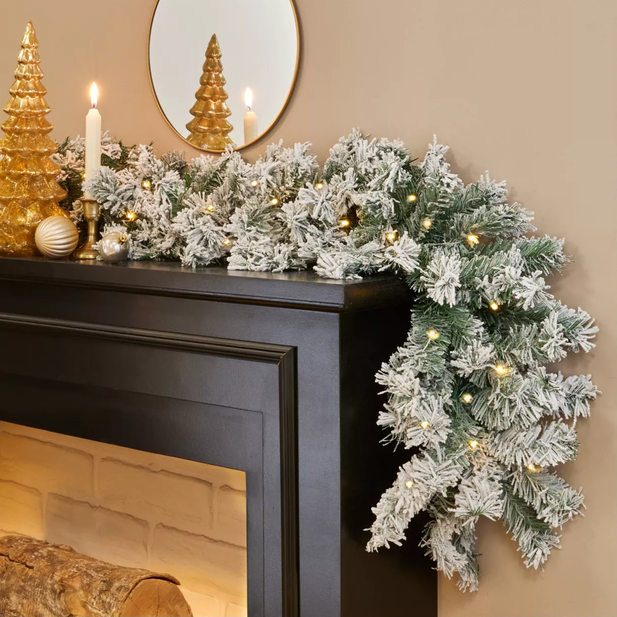 Guirlande sapin lumineuse Royal Blanc chaud 1