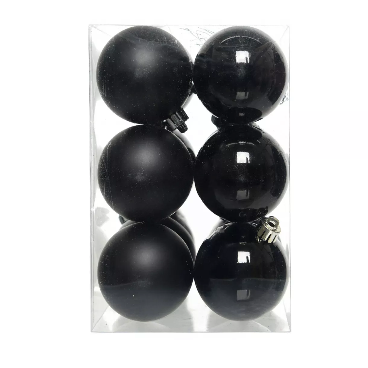Lot de 12 boules de Noël (D60 mm) Alpine  Noir 1
