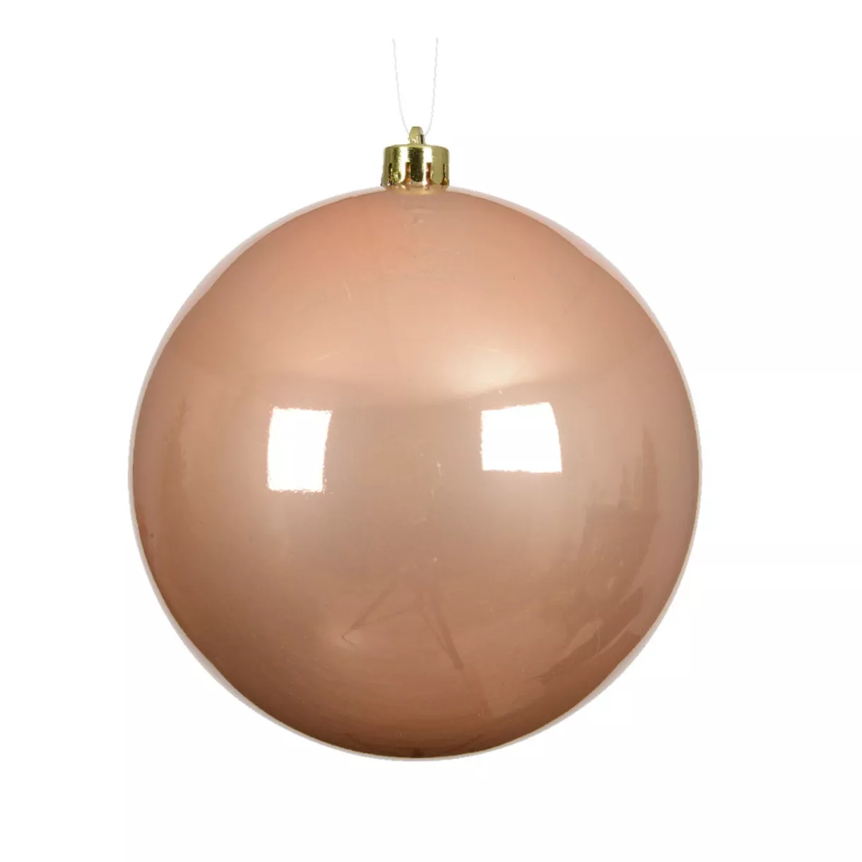 1 Boules polystyrene dia20cm peach pearl ALPINE