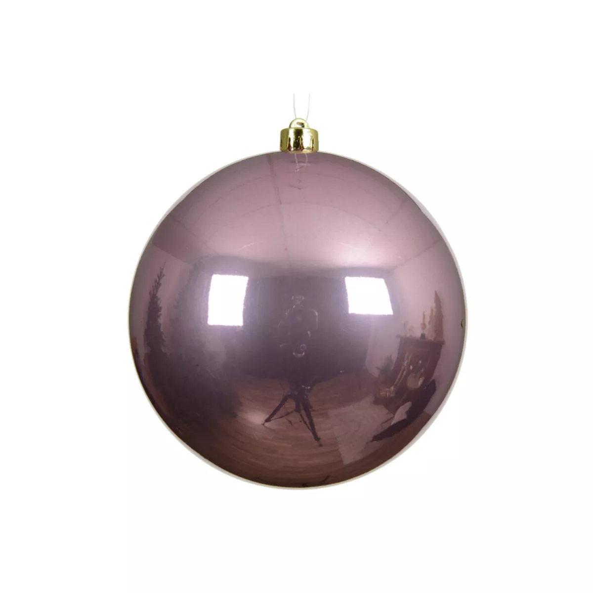 1 Boules polystyrene dia14cm Vieux rose ALPINE