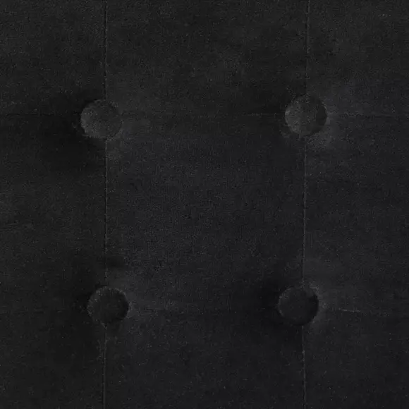 Pouf Velours Leandre Noir 3