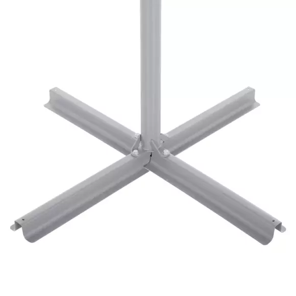 Parasol déporté carré Janeiro (L 2,5 x l 2,5 m) - Bleu canard 8