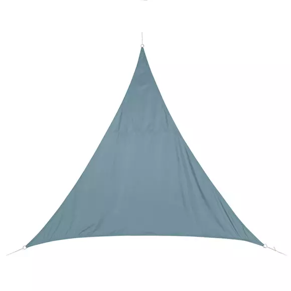 Vela de sombra triangular (largo 3 m) Curacao - Azul tormenta 2