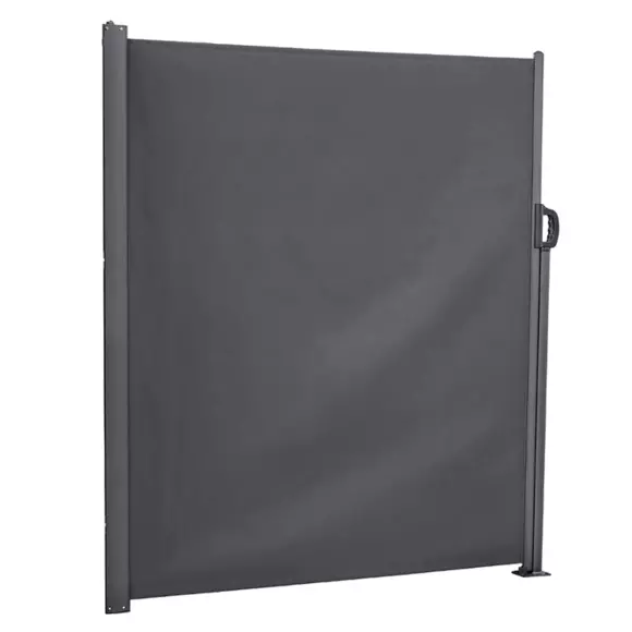 Paravent Rétractable Antao - Gris graphite 2