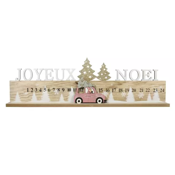 Calendario Coche Madera 2