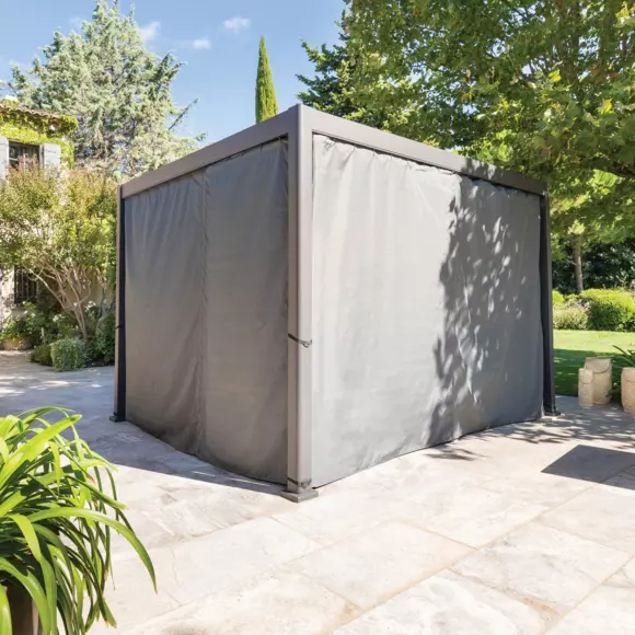 Pérgola Evora PM (3,6 x 3,6 m) - Grafito 2