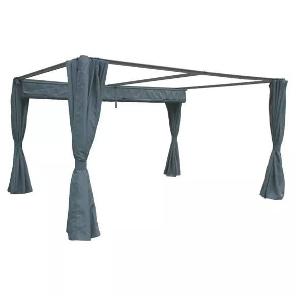 Cenador Palmeira (4 x 3 m) - Gris pizarra 2