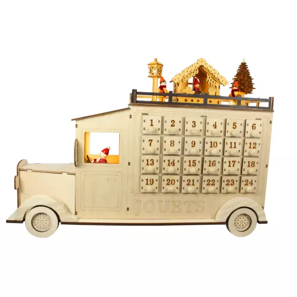 Calendrier de l'Avent lumineux Camion 2